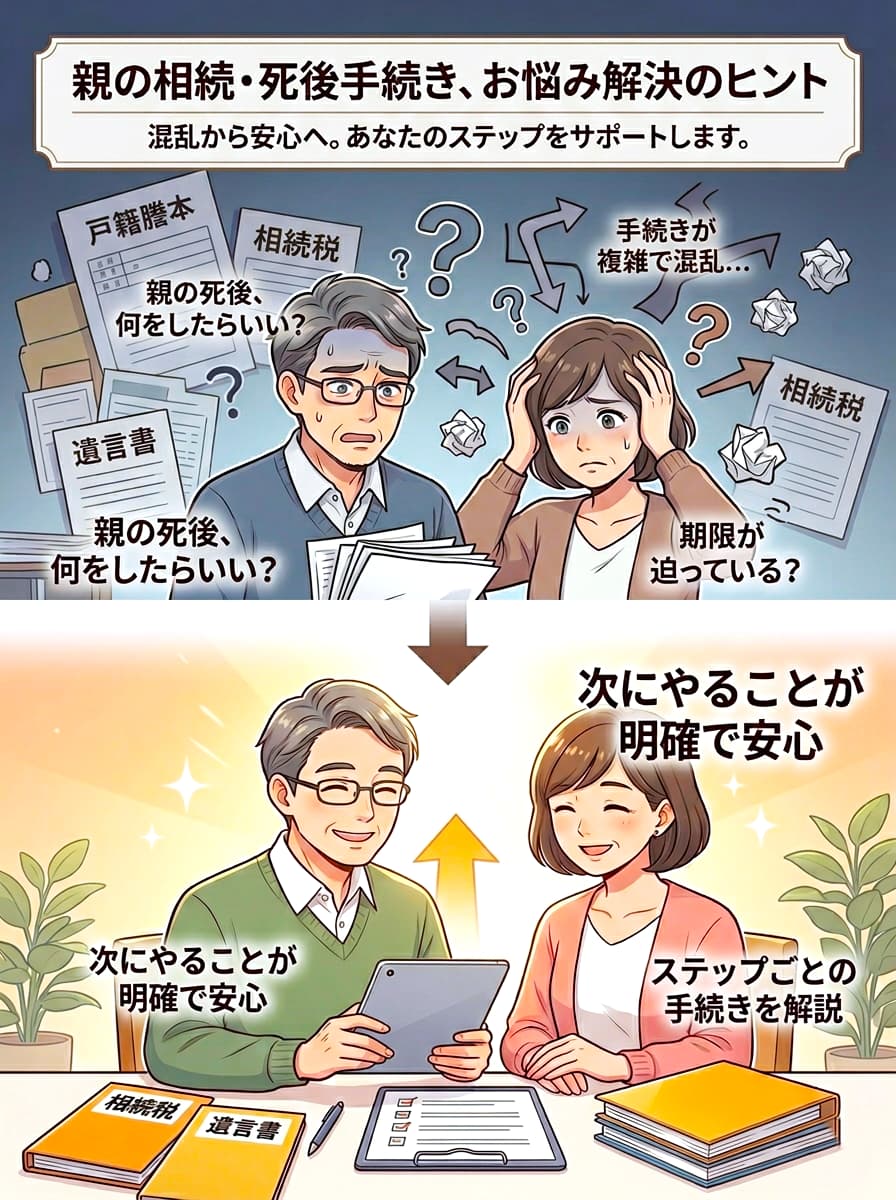相続 死後手続きの分かれ道